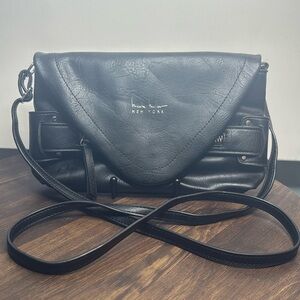 Nicole Miller Black Crossbody Bag